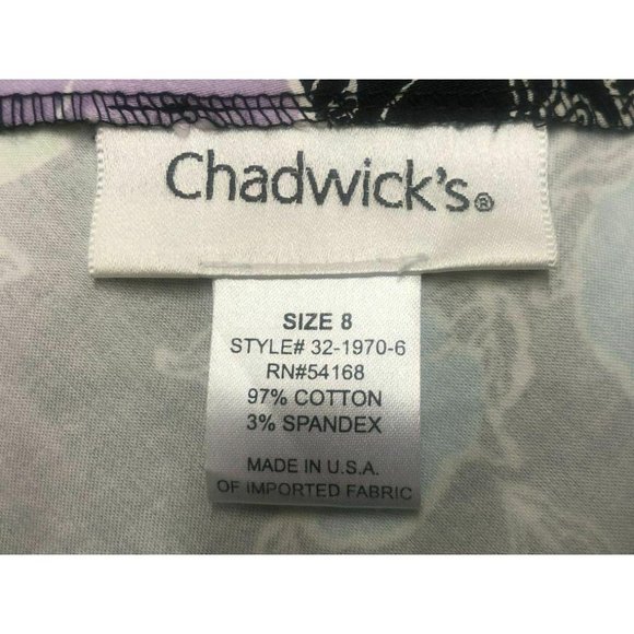 Chadwicks floral print skirt SIZE 8 - Picture 2 of 2